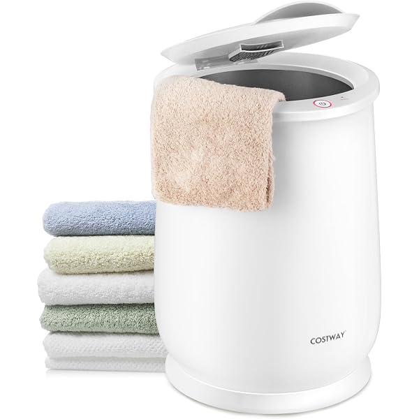 Amazon.com: Homewerks Towel Warmer, Luxury Towel Warmer Fits Two Large Bath  Towels for Bathroom or Spa, Blanket Warmer, Bucket Style, White Auto Shut  Off 60 Minute Timer : Home u0026 Kitchen