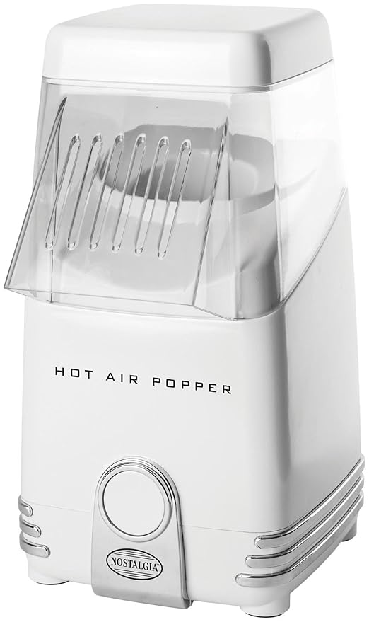 Amazon.com: Nostalgia hap8wt 8-Cup Aire Caliente palomitas ...