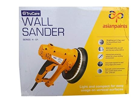 Trucare Asian Paints Hand held Wall Sander H-1 Yellow