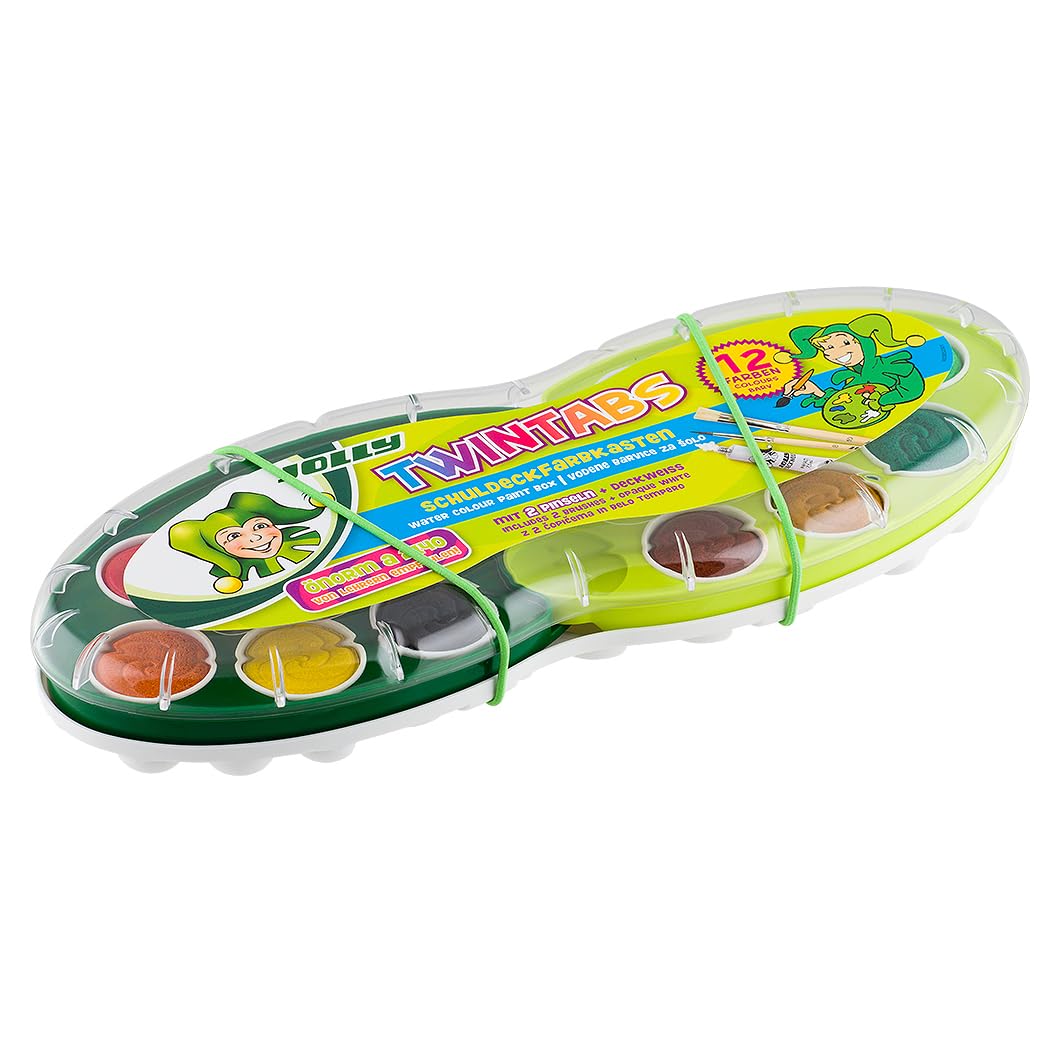 Jolly TwinTabs Watercolor Paint Set of 12 Colors