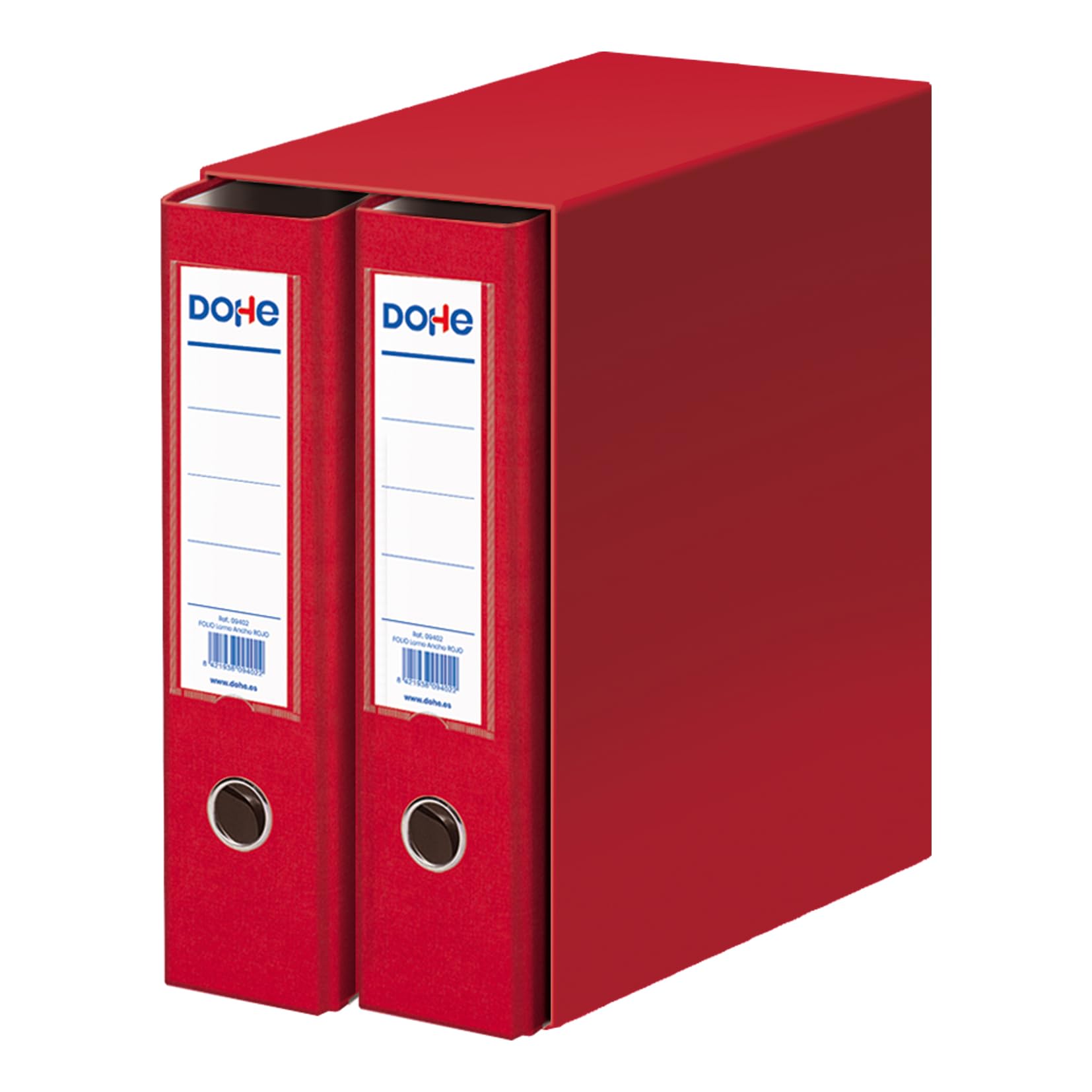 Dohe Archicolor – Module 2 Filing Folders, Wide Spine, Red