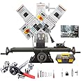 TECHTONGDA High-Precision Mini Milling Machine MT3 with Brushless Motor and Digital Readout Benchtop Mill/Drill for Fine Metal & Wood Processing 1100W Power Infinitely Variable-Speed (50-2250rpm)