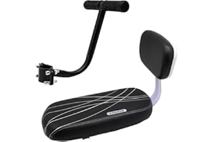 Together-life Kids Bike Seat, Bicycle Rear Seat for Kids Bicycle Seat with Backrest Cushion Armrest Handrail Set Kid Child Safety Carrier Bicycle Baby Seat