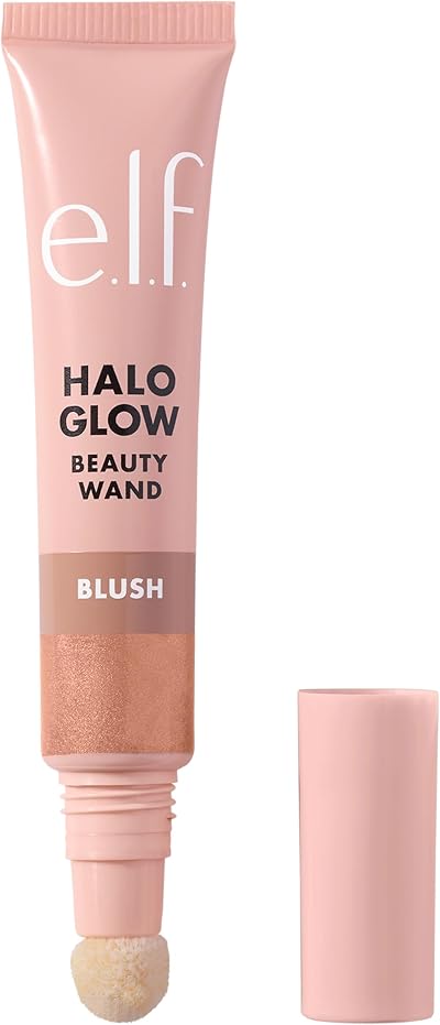 e.l.f. Halo Glow Blush Beauty Wand Candlelit Liquid Blush Vegan Cruelty-free