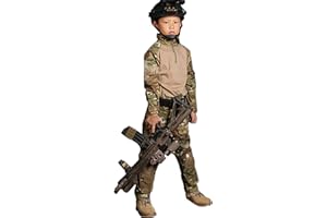 ELITE TRIBE Tactical Uniform G3 Cobmat Uniform Pants and Shirts Suit for Kids MC