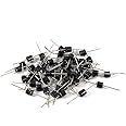 Rectifier Diode, 50pcs 1000V 10A Electronic Silicon Diodes One Way Electrical Conductivity Diodes for Rectifier Circuit Isolation Voltage Regulator Polarity Coding Modulation