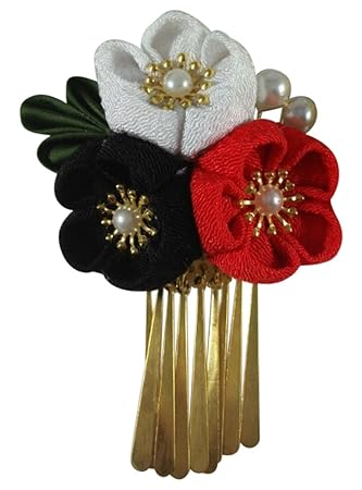 Amazon Com Crb Fashion Womens Girls Japanese Kimono Flower Hair