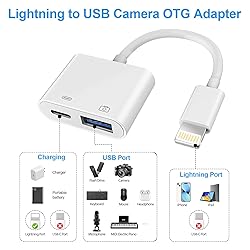 Denlane Lightning to USB Camera Adapter for