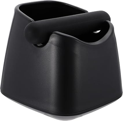 Cabilock Caixa de café com barra de batida removível, recipiente de lixo quadrado grande, caixa de eliminação de grãos de café