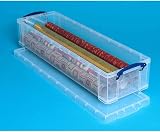 Really Useful Box 22 Litre Plastic Storage Box Clear Brand New view 4