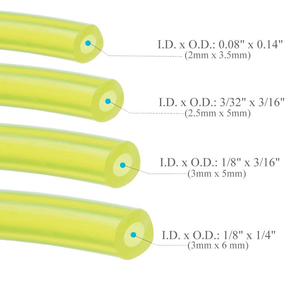 Mua 4 Sizes Premium Petrol Fuel Line, 4 Feet Long Hose for Poulan ...