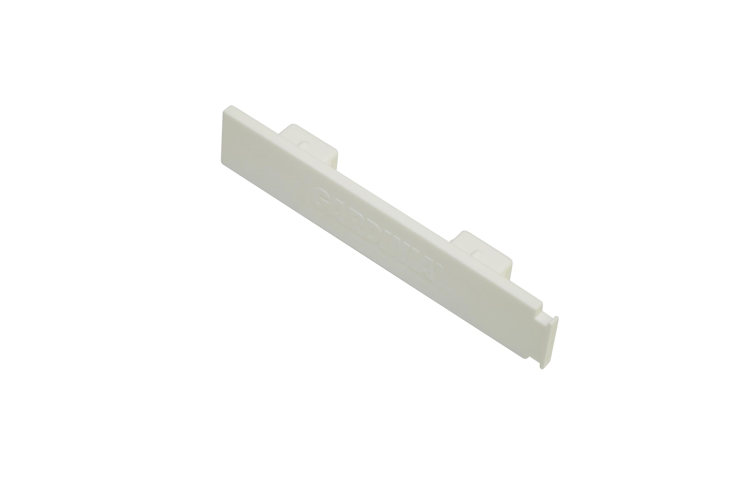 Gardinia GE3 End Pieces for Plastic Curtain Rail, 1 Pair, White, Nicht Zutreffend