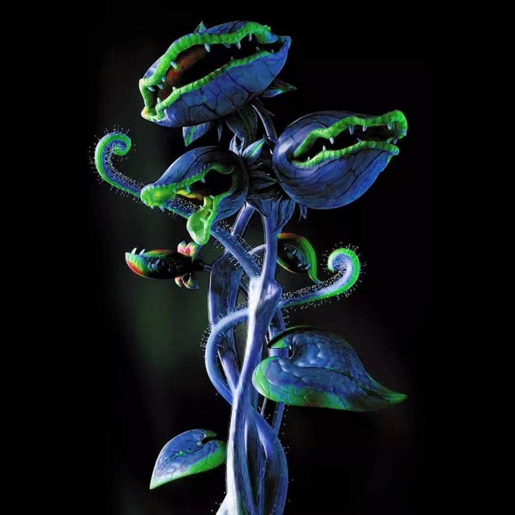 Yukio SEED CORNER - 50/100pcs Rare Blue Venus Flytrap Seeds, Purple/Green/Blue/Yellow/Red Dionaea muscipula, Hardy Perennial Flower Seeds for Gardening Flowers Window Balcony