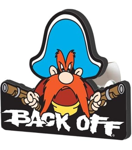 Placa De Matrícula Divertida Delantera Con Yosemite Sam – Para Coches, Diseño Cartoon, Fácil De Poner