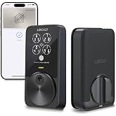 Lockly PIN Genie Pro Zeno Series Smart Lock Deadbolt with Apple Home Key | Wi-Fi Keypad Deadbolt Keyless Entry Door Lock with App Remote Control, Supports Alexa, Google Assistant,IP65 Weatherproof