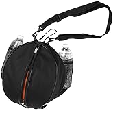FoRapid Size 7 (29.5") Basketball Bag Soccer Ball Football Volleyball Softball Sports Ball Bag Holder Carrier+Adjustable Shoulder Strap 2 Side Mesh Pockets f/Water Bottle Towel Sports Shoes