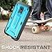 Galaxy S5 Active Case, SUPCASE Unicorn Beetle PRO Series Full-body Hybrid Case with Screen Protector(SM-G870A Water and Shock Resistant Version Smartphone), Blue/Black Dual Layer + Impact Resistant