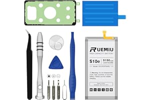 RUEMIU Battery for Samsung Galaxy S10E, Upgraded 5150mAh Durable High-Capacity with Repair Tool Kit, Compatible with SM-G970U