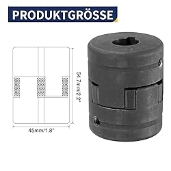 uxcell 5/8" to 1" L075 Flexible 3-Piece L-Jaw