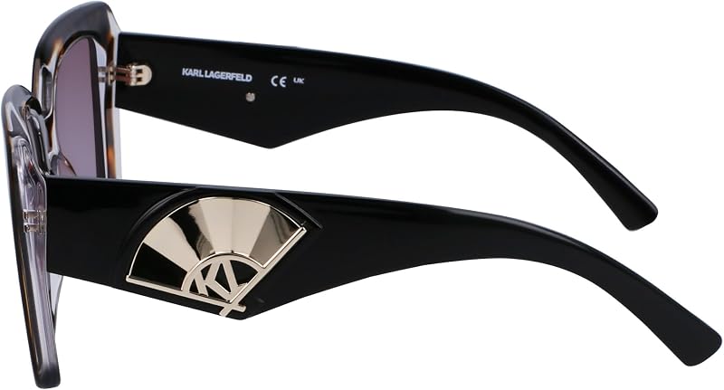 KL6126S 242 Dark Tortoise Sunglasses Woman Acetato, Modified Rectangle, 52