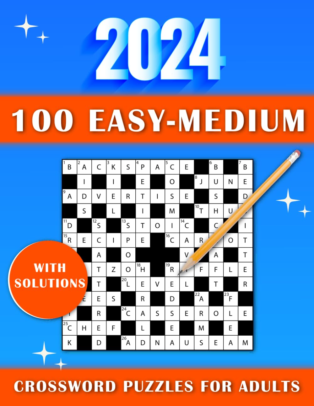 Mua 2024 Crosswords 100 Easy to Medium Crossword Puzzles With