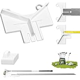 Golf Club Ruler Swing Weight Tool fits for KAPRO 48", w/Slider | Accurate Tool for Length/Swing Weight Measurement, Fits KAPRO 48" Straight Edge/Standard Tape Measures, Easy DIY Use,Portable