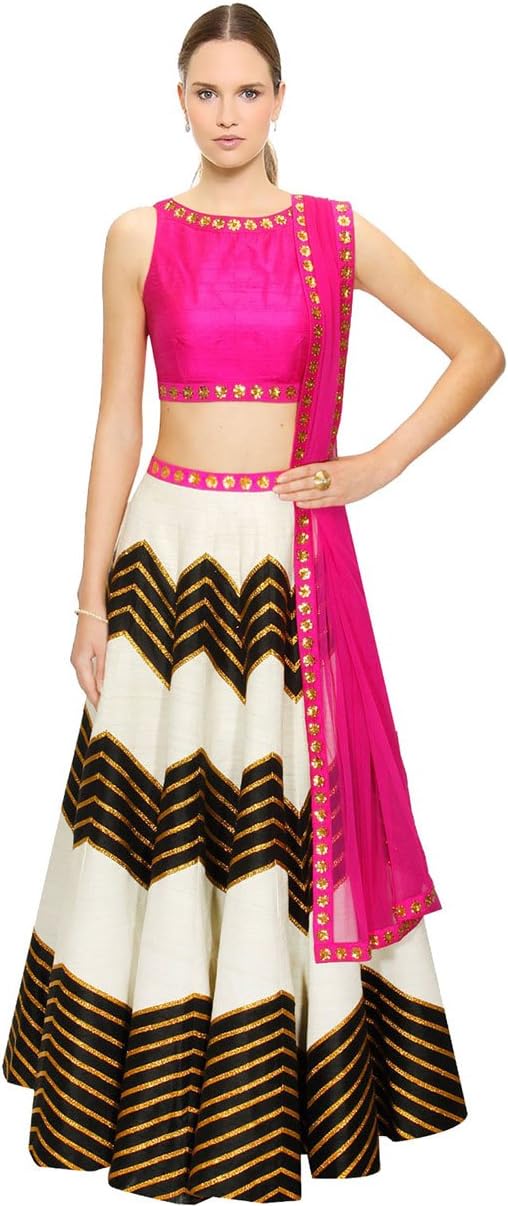 Unnati Women's Designer Lehenga Choli With Elegant Embellishment