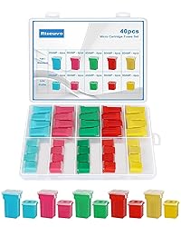 Riseuvo 40pcs Car Cartridge Fuses - Automotive
