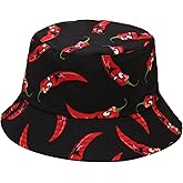 Hepandy Embroidered Bucket Hats for Men Women Girl