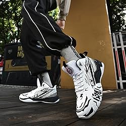 YAXE Women's Men's High Top Breathable Mesh