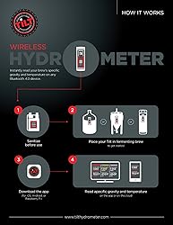 Tilt Wireless Yellow Hydrometer and