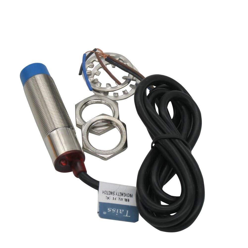 Taiss 2PCS LJ12A3-4-Z/BX Inductive Proximity Sensor - NPN NO DC6-36V 4mm Detection For 3D Printers