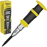 SabreCut 1pc AHPSC01 Automatic Variable Force Centre Punch &amp; Scribe | Adjustable 60-140N spring force and hardened S2 tip mark metal, wood and plastic with heavy duty accuracy
