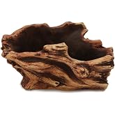 Dahlia Driftwood Stump Log Concrete Planter/Succulent Pot/Plant Pot, 8.2L x 5.9W
