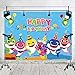 Art Studio 7x5ft Shark Family Photo Background Children Happy Birthday Party Photography Backdrops Cartoon Animals Theme Studio Props Booth Vinyl