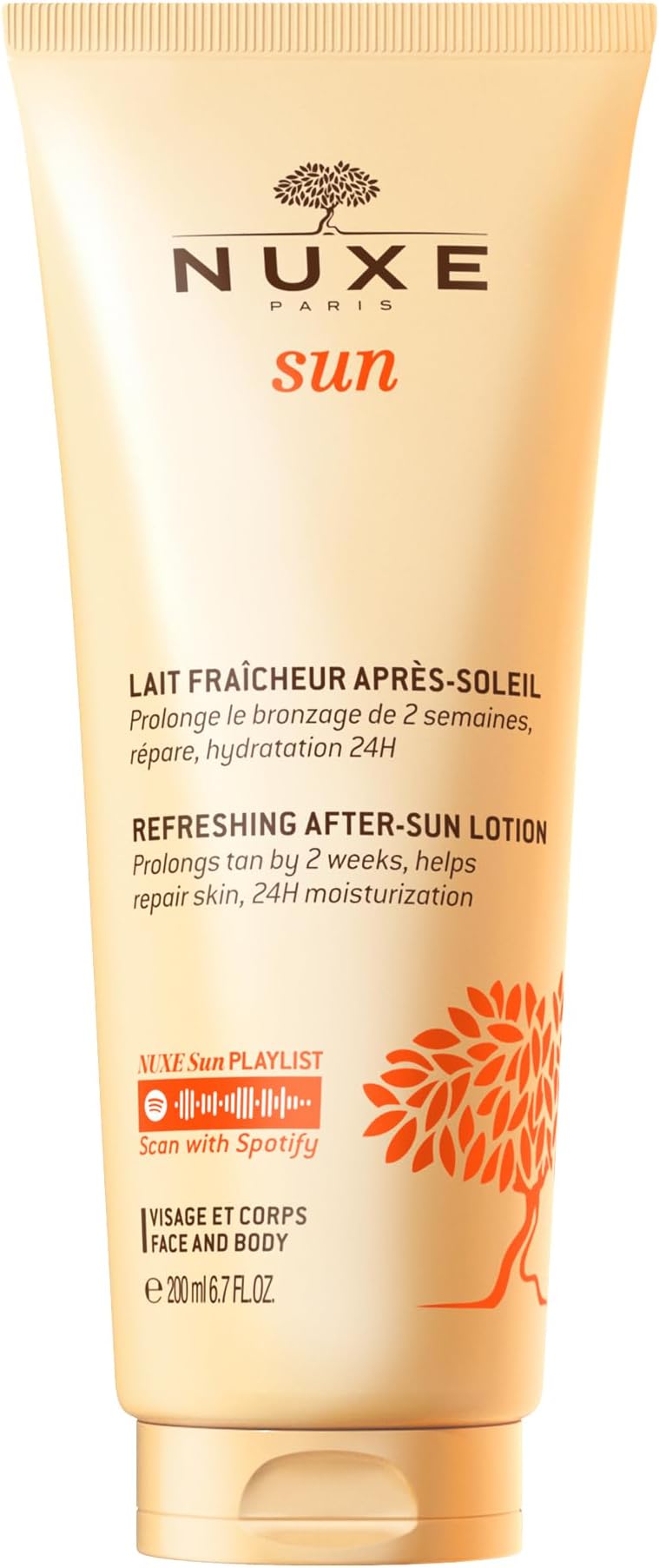 Nuxe Sun Refreshing After-Sun Lotion 200ml | Soothing Moisturiser, Repairs