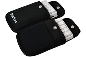 Carrying Case for NocFree Lite Keyboard, Neoprene, Compact and Foldable