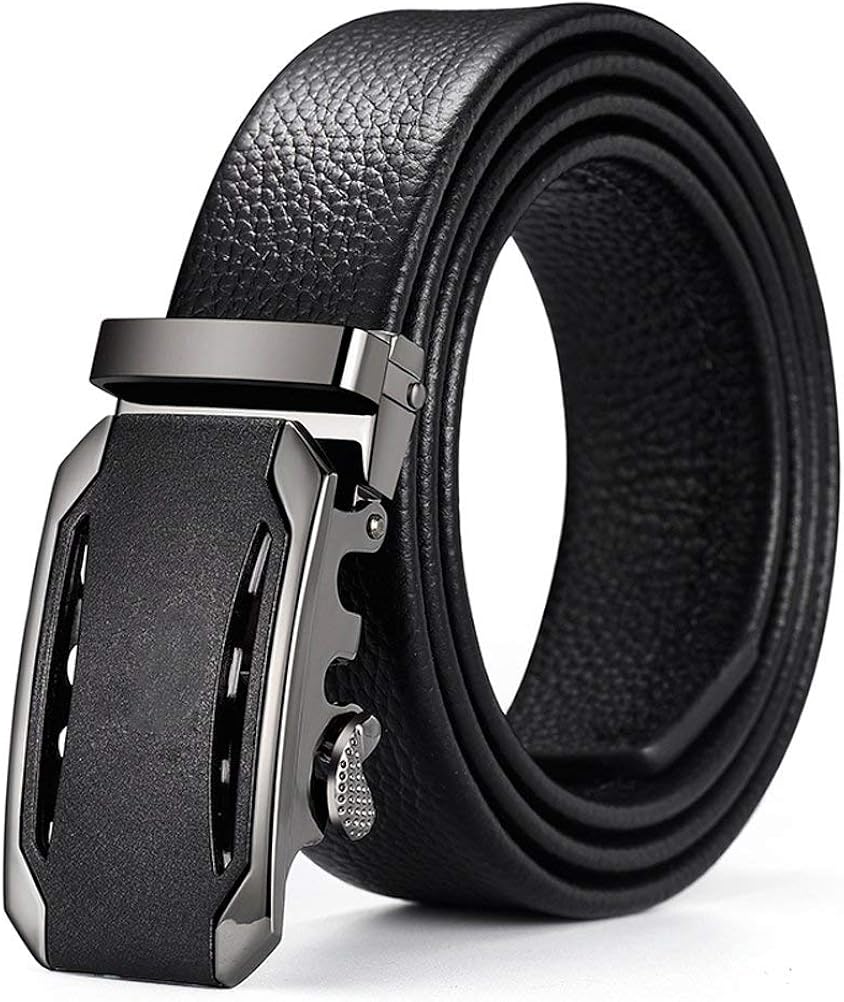 Men'S Nener Belt Leather Automatic For With Unique Belt Buckle Men Men