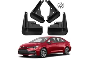 QKUDNGHY Car Mud Splash Guards Mud Flaps Fender Kit for Toyota Corolla Sedan SE LE 2020 2021 2022 2023 2024 2025 Mudguard Accessories Front and Rear 4-PC Set