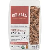 DeLallo, Pasta, Whole Wheat, Fusilli # 27, 16 oz