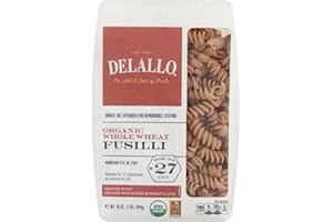 DeLallo, Pasta, Whole Wheat, Fusilli # 27, 16 oz