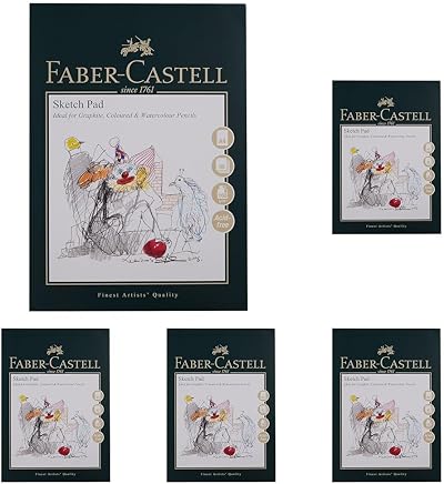 Faber-Castell Art & Graphic Sketch Pad A4 160 GSM 40 Sheets White