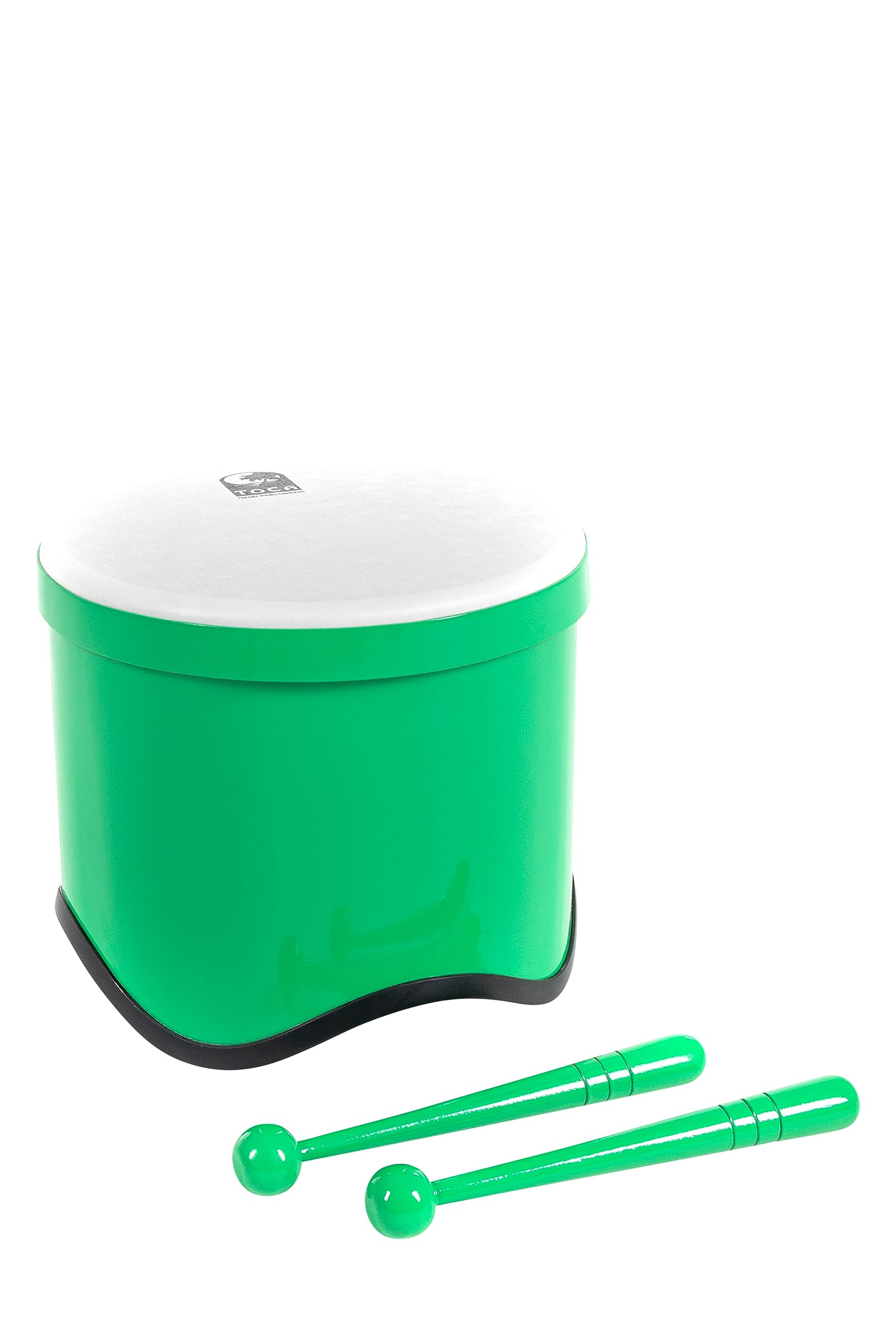 TOCA World Percussion Freestyle 2 Tom Tom (optimal drum for drum circles, schools & kindergartens, made of robust synthetic material, diameter: 9.5", height: 8"), Green