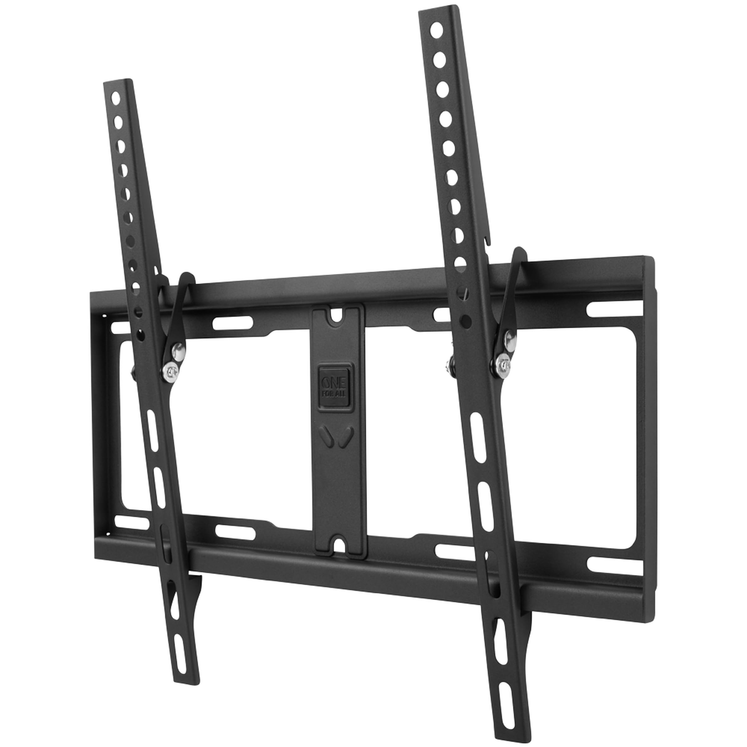 One For All TV Bracket – Tilt (15°) Wall Mount – Screen size 32-65 Inch - For All types of TVs (LED LCD Plasma) – Max Weight 100kgs – VESA 200x200 to 400x400 - Black - WM4421