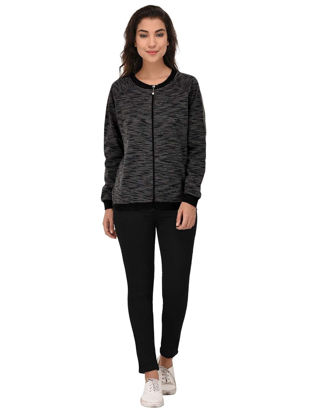 purys full sleeve printed women's jacket