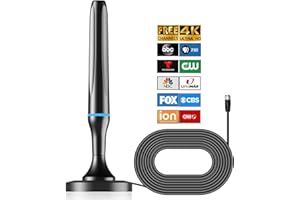 DGUPSP Digital TV Antenna for Smart Tv Indoor, Digital HDTV Antenna Indoor, 360° Reception Indoor TV Antenna for Tv Without Cable, HD Antenna for TV Indoor 4k, Tv Antenna for Local Channels —All TV