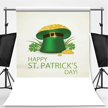 Amazon Com Hat Of Leprechaun With Gold Theme Backdrop Photo