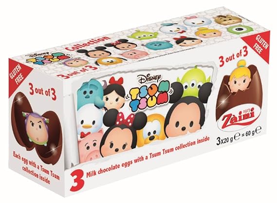 zaini tsum tsum chocolate eggs