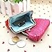 LovesTown Coin Purse,6 Pcs Assorted Colors Sparkly Bling Coin Purses Purse Pouch Small Clutch Wallet for Girls Party Favors