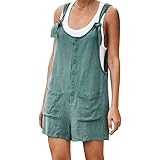cotton overall romper